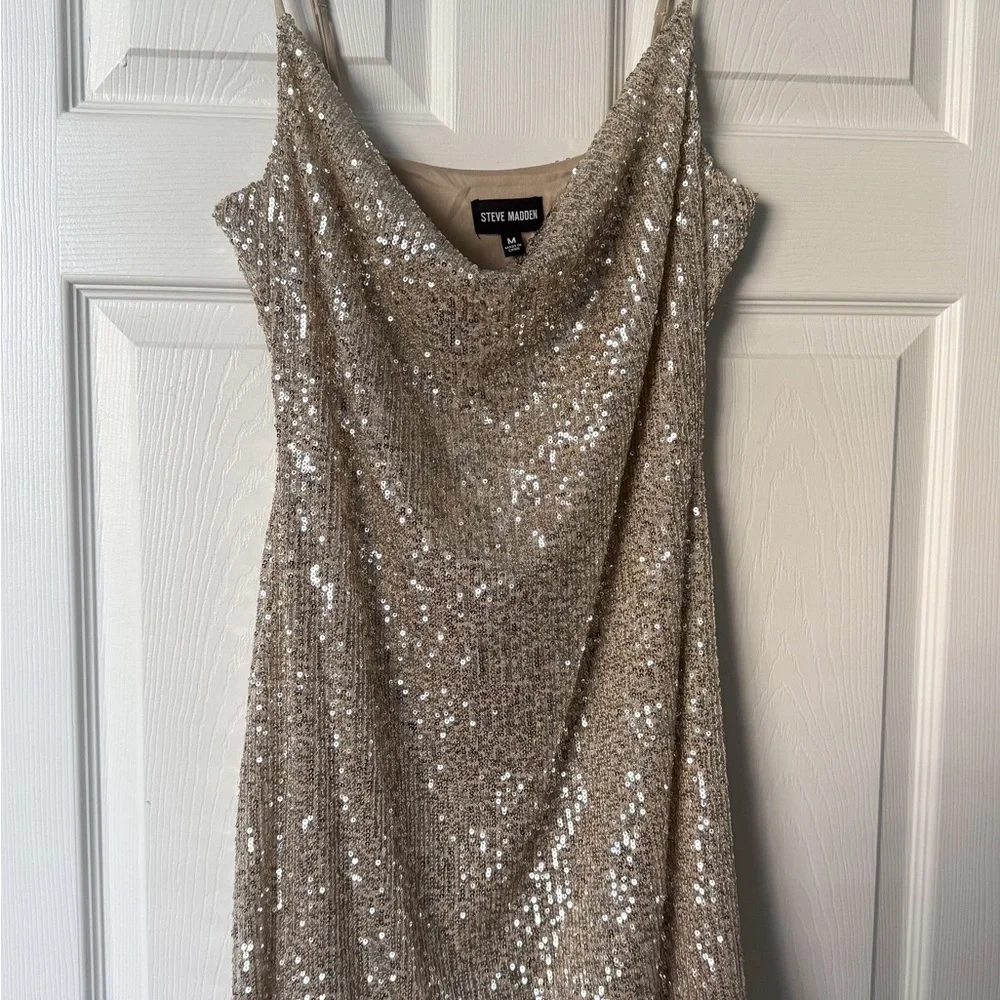 Steve Madden Sequin Slidress - Picture 2 of 5
